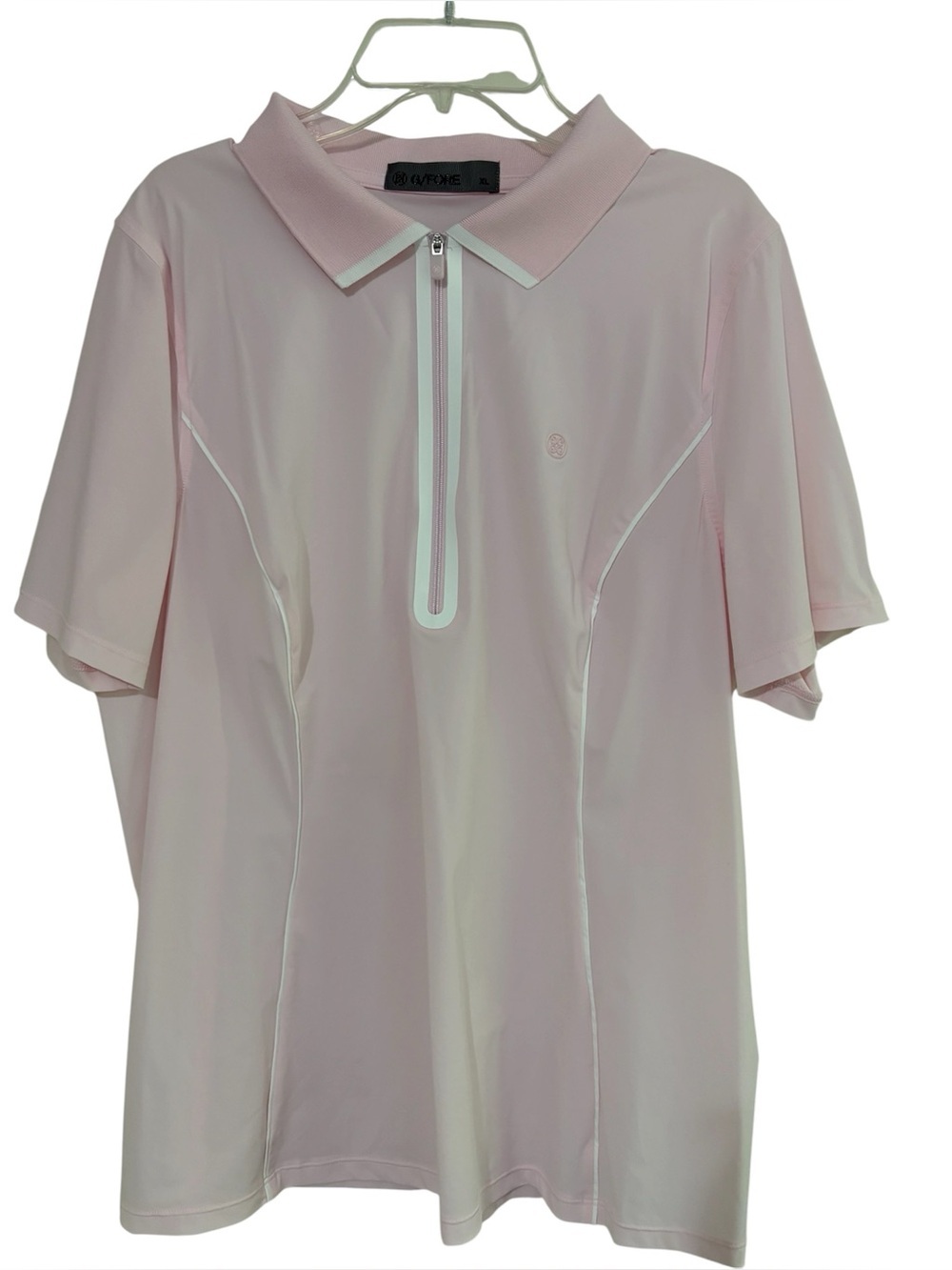 G/Fore Women’s Golf Tennis Half Zip Pink Polo Sz XL